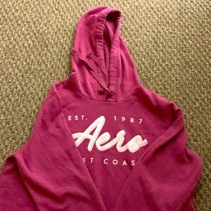 Pink aéropostale hoodie. East cost 1987 hoodie